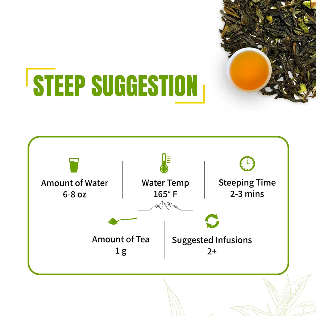 95° Mt. Pumori Emerald Green Tea – USDA Certified Organic