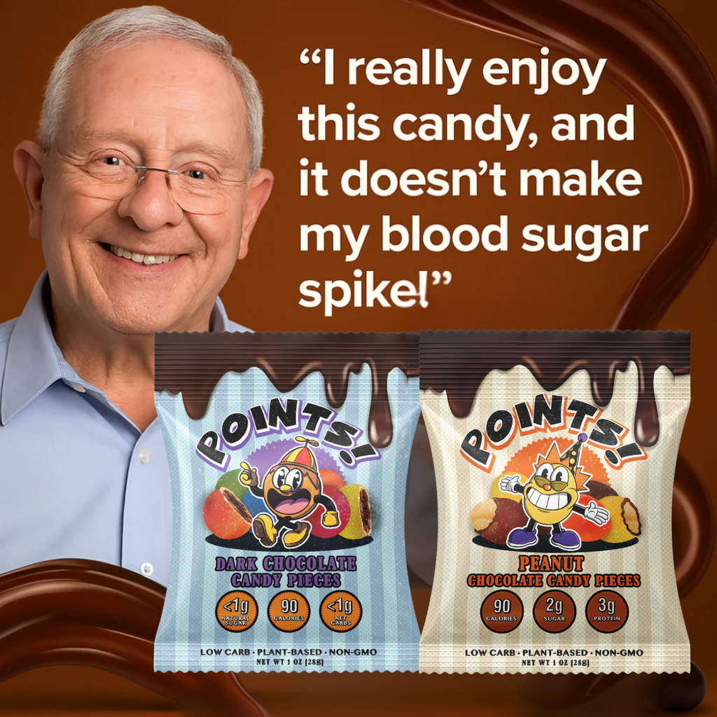 Low Glycemic Peanut + Dark Chocolate Candies