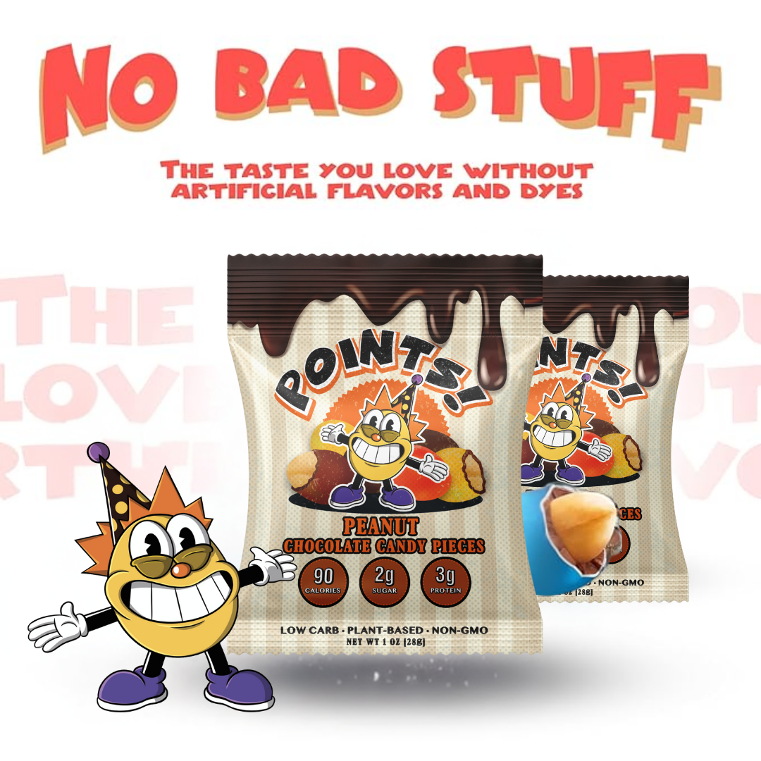 Low Glycemic Peanut + Dark Chocolate Candies