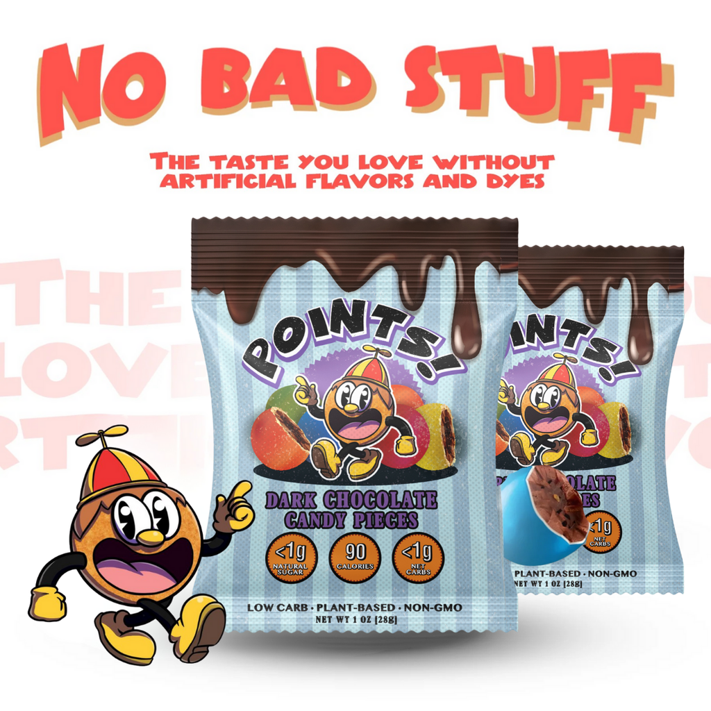 Low Glycemic Peanut + Dark Chocolate Candies