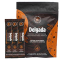 Delgada Instant Coffee with Garcinia Cambogia & Ganoderma – Premium Weight Management Coffee, Rich Bold Flavor, 30 Sachets
