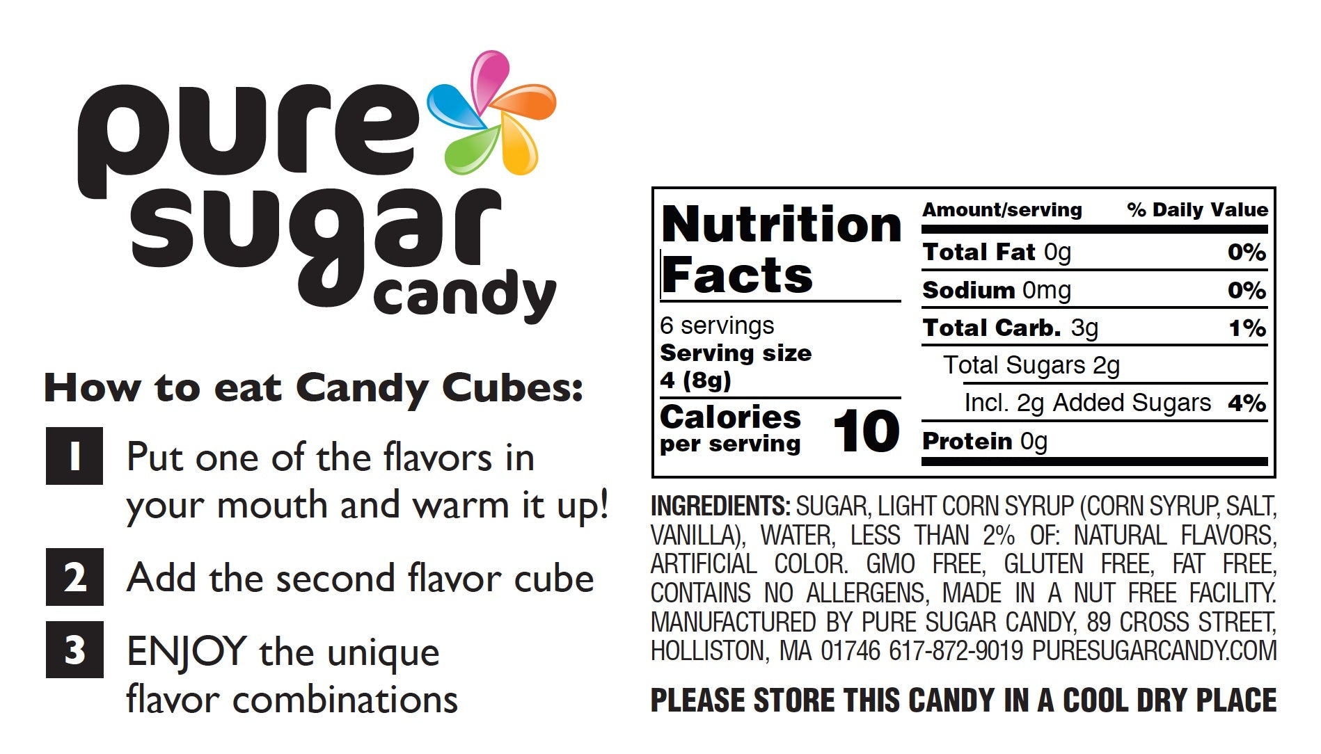 Candy Cubes - Creamsicle Craving 8 Pack