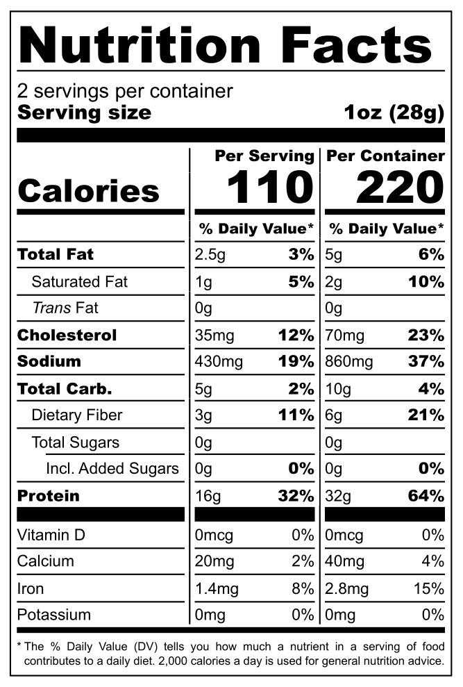GrazeOn Christmas Beef Jerky Crisps- High Protein, No Sugar, Crunchy Air-Dried Meat Snack, All-Natural - 2.0 oz
