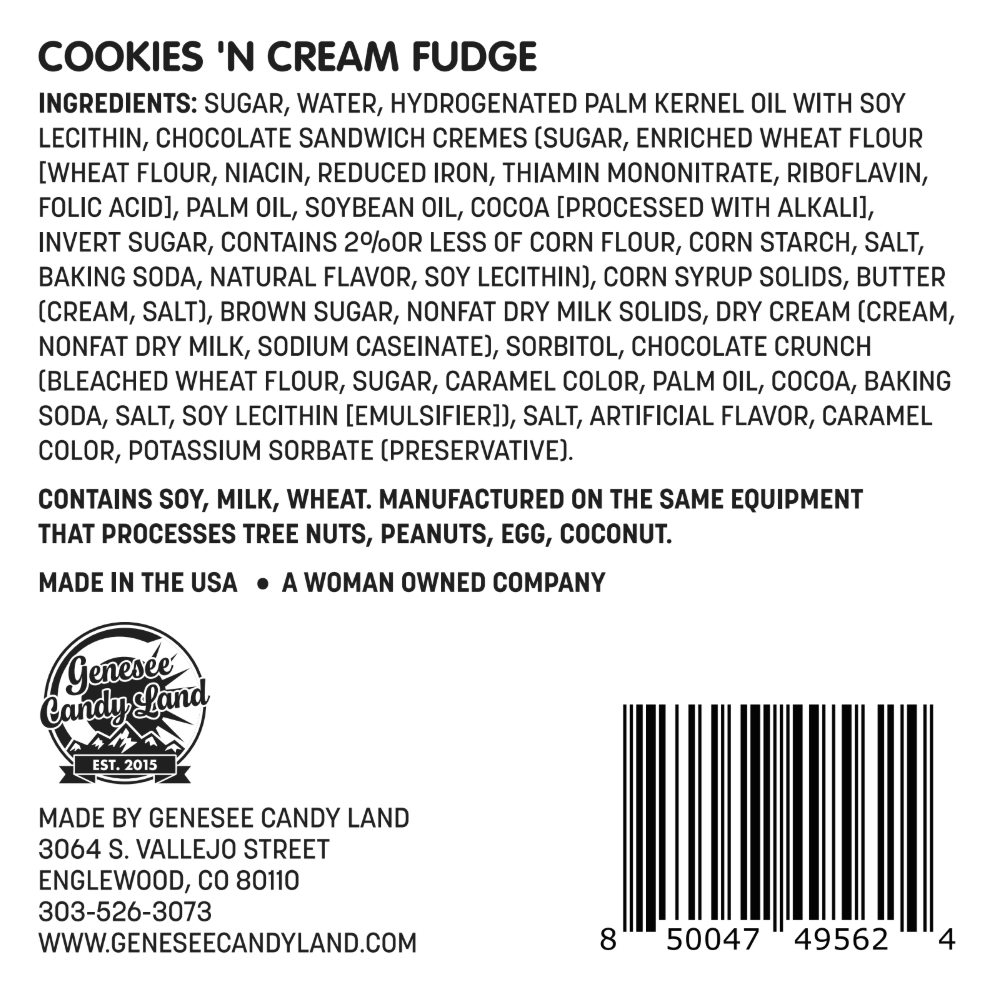 Cookies n' Cream Fudge