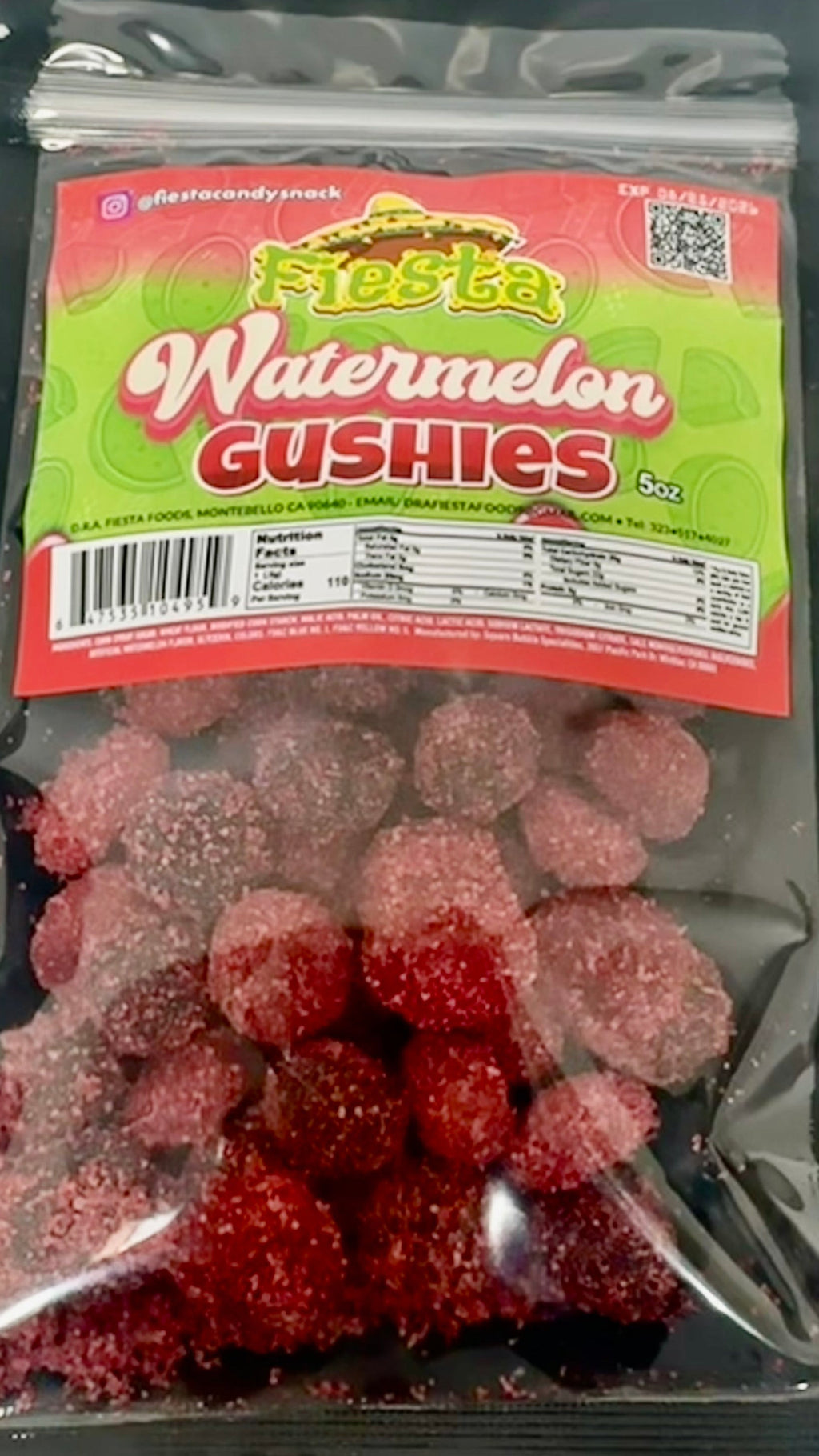 Fiesta's Candy Juicy Watermelon Gushers