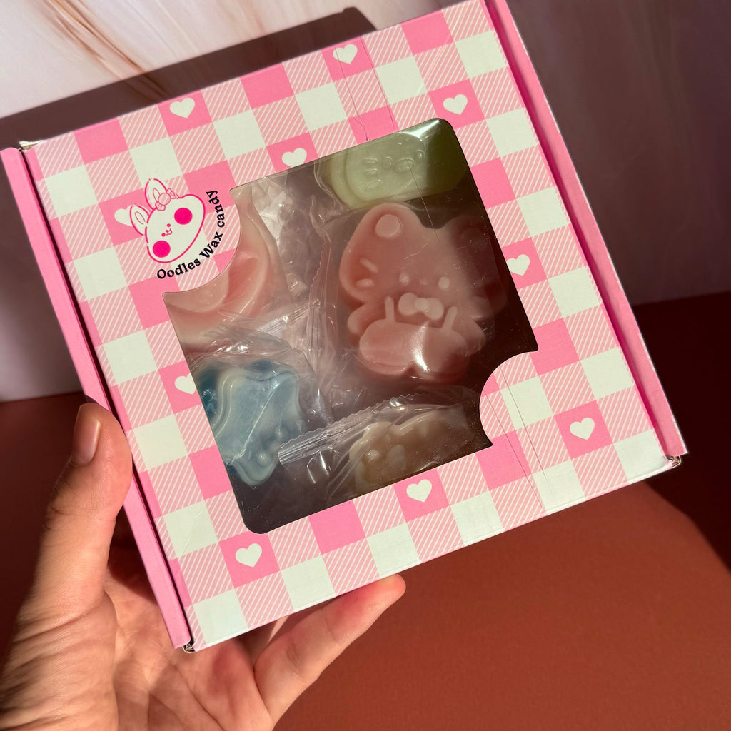 Cats And Fish Wax Candy Set