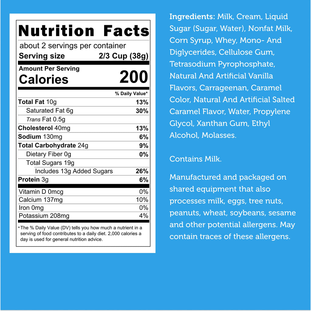 Freeze Dried Ice Cream That Does Not Melt (Bits) Salted Caramel