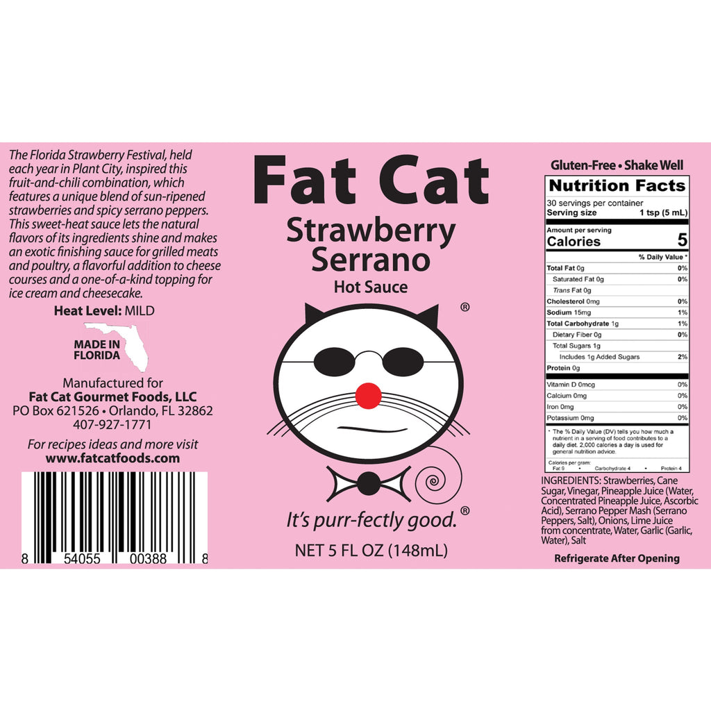 Strawberry Serrano Hot Sauce