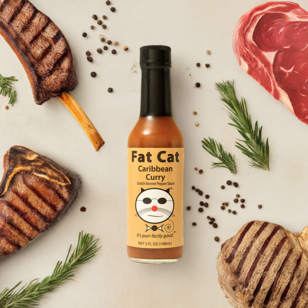 Caribbean Curry Scotch Bonnet Pepper Hot Sauce