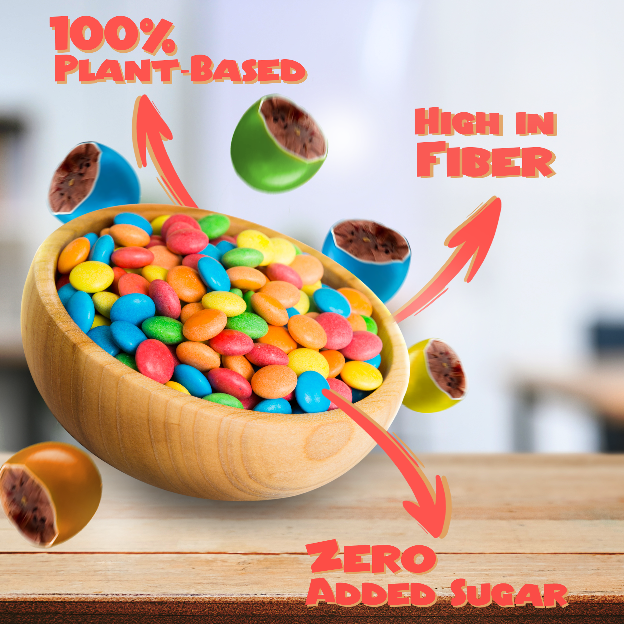 Low Glycemic Peanut + Dark Chocolate Candies